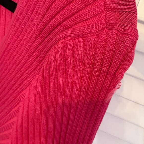 Cato Pink Ribbed Sweater Dress Size Medium - Picture 6 of 10